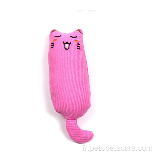 joli jouet pour chat en tissu de coton résistant à l'usure